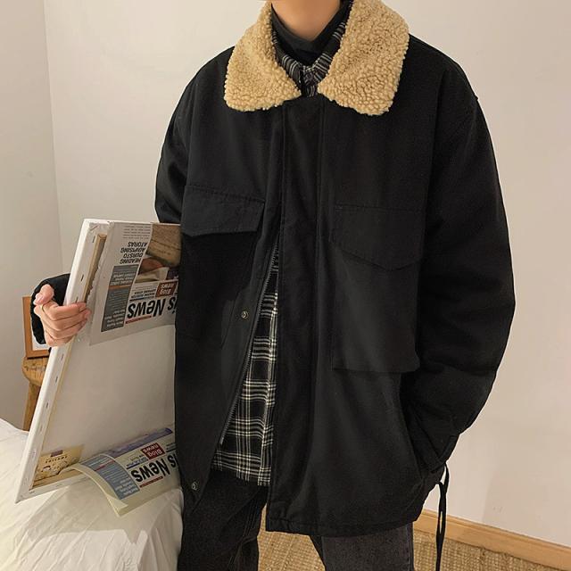 ポイント超超祭 N-1 モッズコート メンズ ミリタリー ボアジャケット アウター 米軍 ファー 裏ボア ブルゾン 裏フリース ゆったり 防寒 おしゃれ お兄系_4