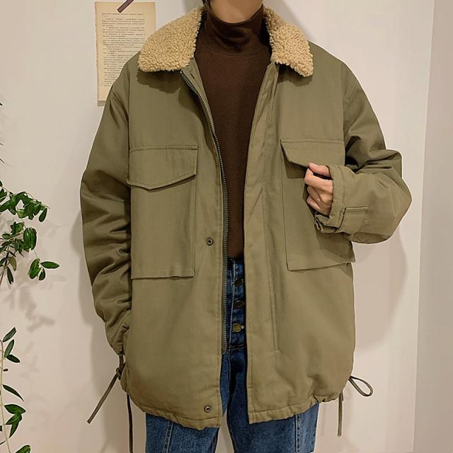 ポイント超超祭 N-1 モッズコート メンズ ミリタリー ボアジャケット アウター 米軍 ファー 裏ボア ブルゾン 裏フリース ゆったり 防寒 おしゃれ お兄系_5