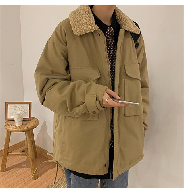 ポイント超超祭 N-1 モッズコート メンズ ミリタリー ボアジャケット アウター 米軍 ファー 裏ボア ブルゾン 裏フリース ゆったり 防寒 おしゃれ お兄系_8