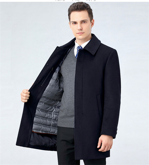 ポイント超超祭利用可 チェスターコート メンズ ビジネスコート 通勤 冬服 アウター ウール ダブルフェイス ロング丈 紳士服 冬コート ウール ビジネス 大きいサイズ ポイント超超祭利用可 チェスターコート メンズ ウール ダブルフェイス