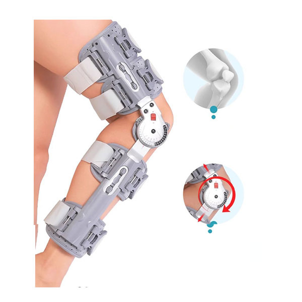 膝サポーター スプリング式 膝蓋骨サポート固定器【最新モデル】調節式 高強度アルミニウム合金 膝ブレース 支具 護膝 1枚 托具 支架 膝の保護_3