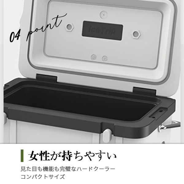 クーラーボックス 大型 26L 大容量 クーラーバッグ 高保冷 断熱 アウトドア キャンプ BBQ ハードクーラー キャンプ アウトドア 釣り 軽量_5