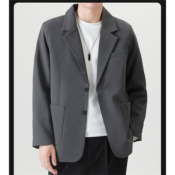 テーラードジャケット おしゃれ メンズ アウター ビジネス ジャケットカジュアル アウター 紳士服 シングル スーツ ノーアイロン 春 通勤 オフィス_3
