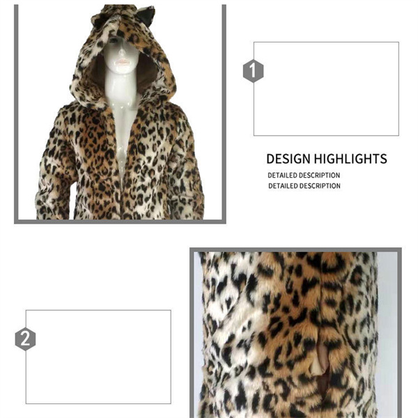 毛皮コート メンズ 厚手 毛皮コート ヒョウ柄ファーコート ロング