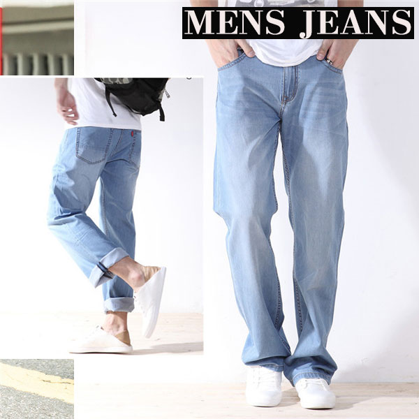 デニムパンツ ルーズフィット ジーパン ジーンズ バギーパンツ 太め ゆったり Gパン メンズ 極太 大きいサイズ ボトムス パンツ ストレート agesugi_sfaの通販は 6,355円