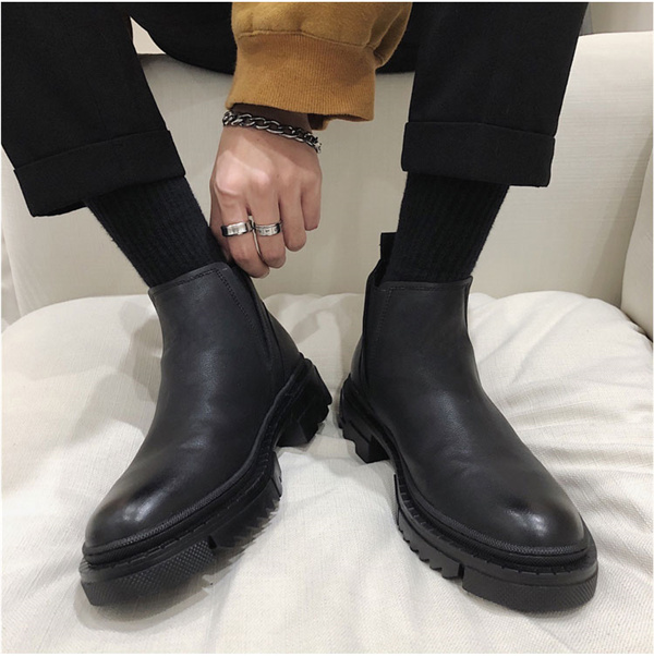 ショートブーツ メンズ サイドゴアブーツ エンジニア 紳士靴 ワーク