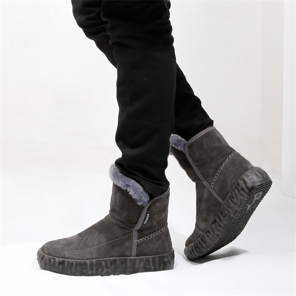 ショートブーツ 裏ボア ムートンブーツ メンズ 裏起毛 ウール 冬 ワークブーツ 暖か 紳士靴 防寒 エンジニア おしゃれ カジュアル ランニング agesugi_sfaの通販は