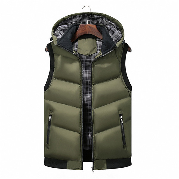 セール中 ダウンベスト メンズ 中綿ベスト ベスト 立ち襟 登山 お兄系 