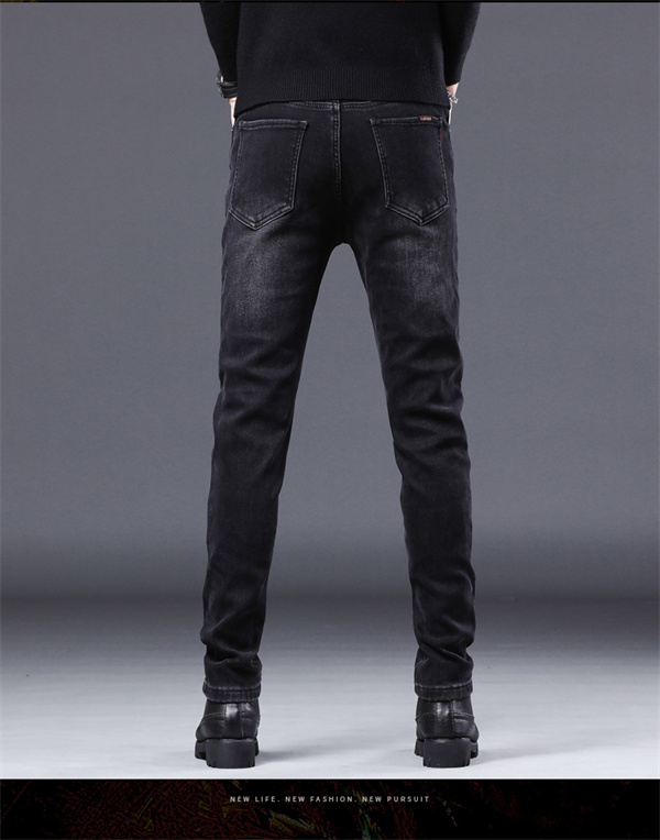 デニム パンツ ジーンズ メンズ 裏起毛 極暖 ジーパン Gパン ロング