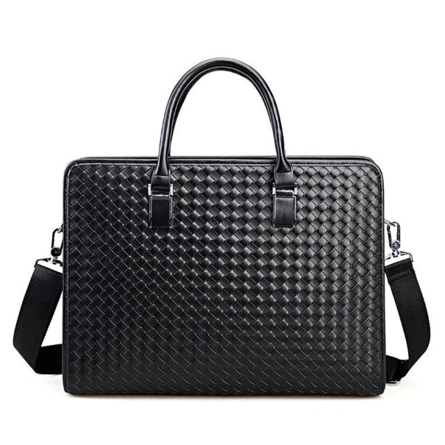 ビジネスバッグ ブリーフケース トートバッグ チェック柄 メンズ 編み込み レディース a4 手提げ ショルダーバッグ プレゼント 通勤 おしゃれ ビジネスバッグ ブリーフケース トートバッグ チェック柄 メンズ