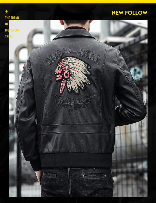 数量限定 レザージャケット メンズ MA-1 革ジャン 刺繍 ライダース