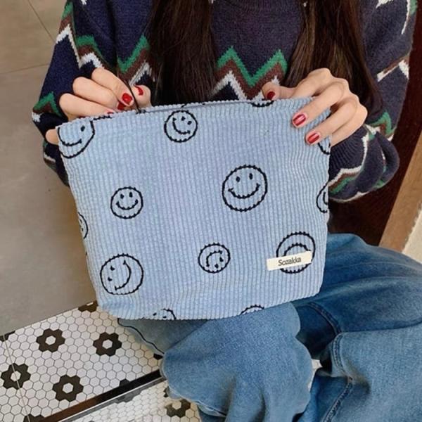 スマイル ニコちゃん マルチ ポーチ メイクポーチ おむつポーチ 韓国  