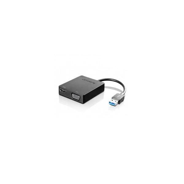 レノボ・ジャパン Lenovo ユニバーサル USB3.0-VGA/HDMIアダプター