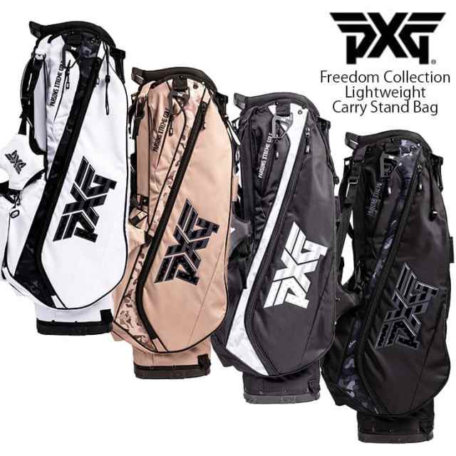 【ネームプレート付】PXG Freedom Collection Lightweight Carry Stand Bag フリーダムコレクション ライトウェイト スタンド 4分割