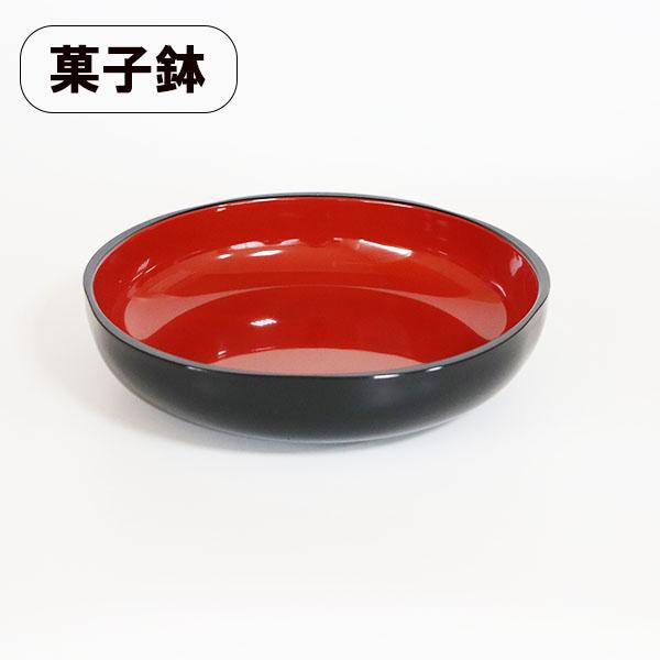 赤色漆器 丸型菓子器 直径約15cm 仙台堆朱 盆付菓子器 花鳥彫 - Shimanuki Online Shop