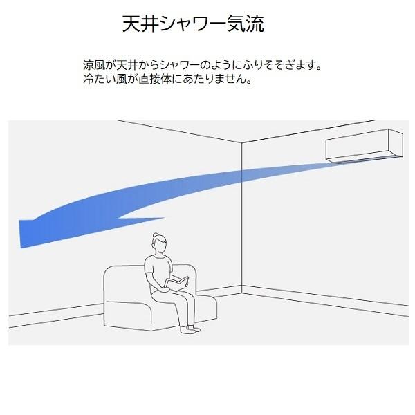 パナソニック 8畳相当エアコン CS-255DGX-W(クリスタルホワイト／2025年モデル)