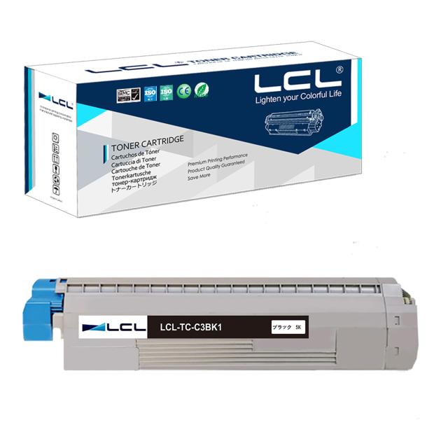 ブラック LCL OKI用 TC-C3B TC-C3BK1 C844dnw C835dnwt C835dnw C824dn (1パック ブラック) 再生トナーカートリッジ 対応機種：OKI C844dnw C835dnwt C835dnw C824dn