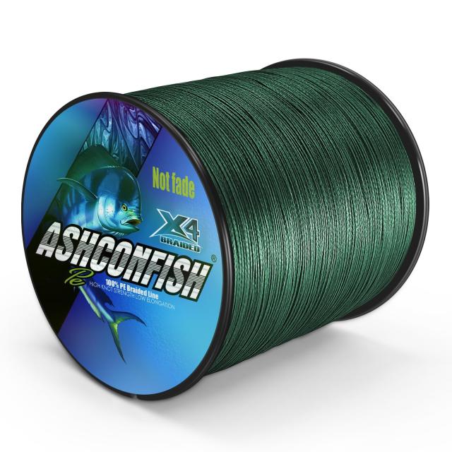 2号（30LB/13.61KG）_４編 ダックグリーン 1000M Ashconfish PE 4編 釣り糸 1000m 超強力 高感度 耐磨耗 低伸度 釣りライン 釣糸 ダックグリーンの通販は 5,445円