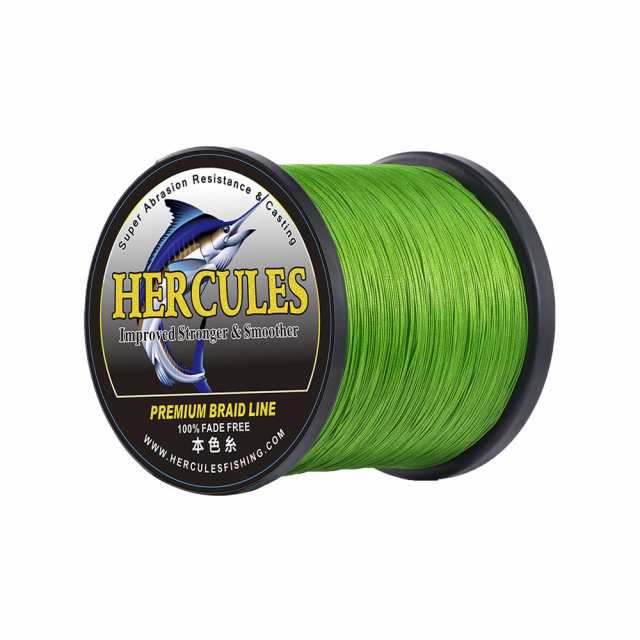 蛍光グリーン 8本編み_4号-300m-(18.1kg/40lb 0.32mm) ヘラクレス(HERCULES) peライン 色落ちしない 8本編み 釣り ライン 遠投 PE 釣り糸 高強度 PE釣糸 高感度 釣り用 ライン 柔軟性 伸びない pe 糸 投げ釣り 海釣り 船釣り アジング エギング 汎用性 道糸 劣化しにくい 高耐の通販は