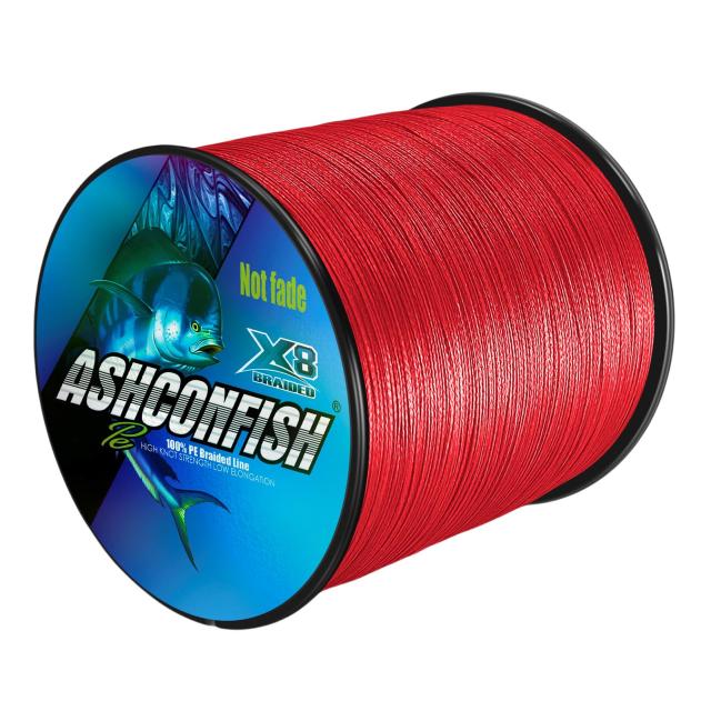 4号（50LB/22.6KG）_８編 レッド 500M Ashconfish PEライン 色落ちしない 8編 釣り糸 500m (1号 1.2号 1.5号 2号 3号 3.5号 4号 4.5号 5号 6号 7号 8号 9号 10号) 高強度 高感度 低伸度 レッドの通販は 5,287円