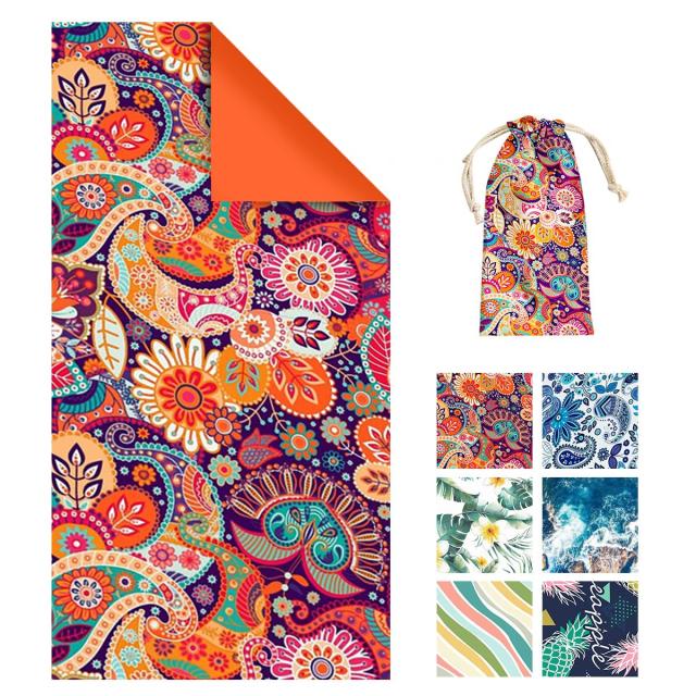 Kaleidoscope MissRui ビーチタオル バスタオル マイクロファイバータオル スイムタオル 180x80cm 柔らかい 防砂 速乾 大判 超吸水 軽量 薄型 両面 大きい 可愛い コンパクト プール 温泉 海水浴 旅行用 持ち運びやすい (Kaleidoscope)の通販は 5,372円