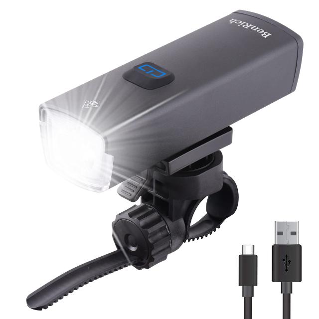 BenRich 自転車 ライト 3000mAh Type-C USB 充電式 1000ルーメン 5つの調光モード 高輝度 LED 自転車ライト 防水 懐中電灯 にも対応し 通勤 通学 登山 夜釣り 停電対策 地震対策 日本語説明書付きの通販は