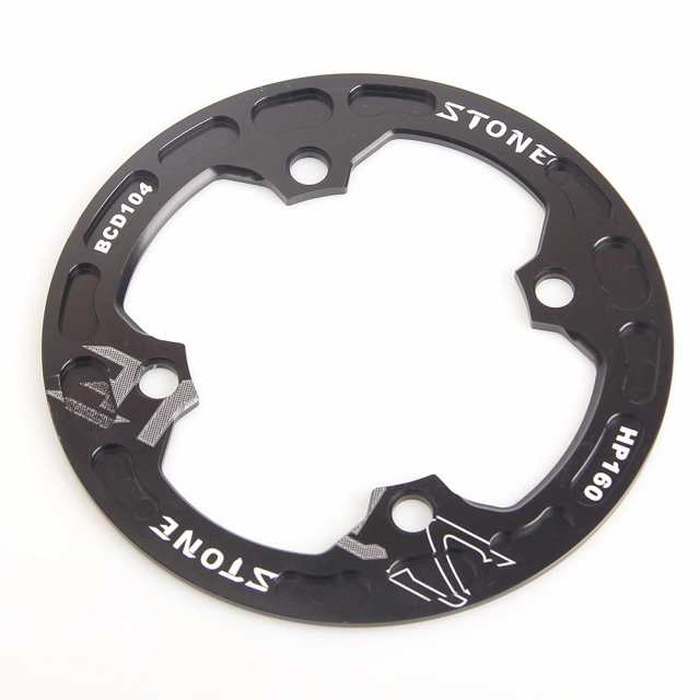 Stone MTB 自転車 バッシュ チェーン ガード BCD104 150mm 160mm 30T-36T チェーンリング ガード (ブラック， HP150)の通販は