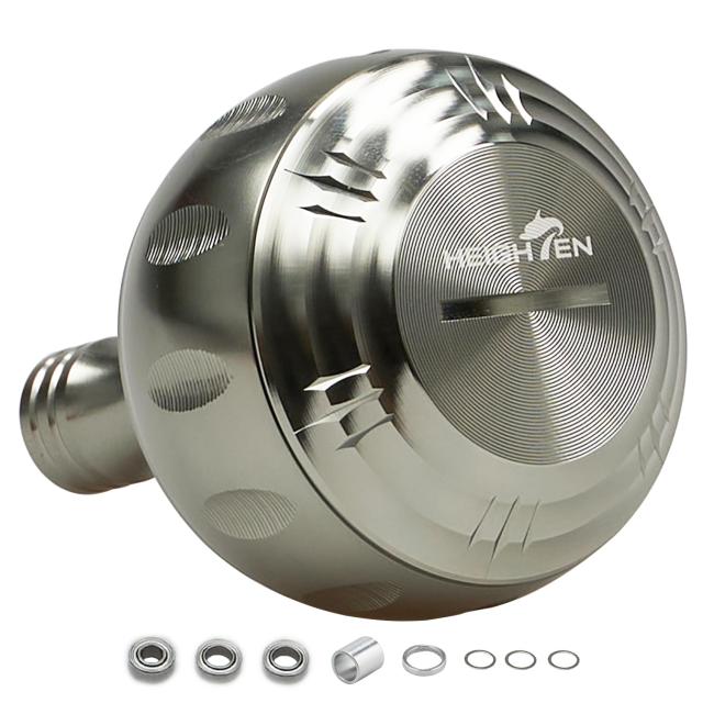 ガンメタル_45mm HEIGHTEN 45mm パワー リール ハンドル ノブ 4色 シマノ(Shimano) Bタイプ ダイワ(Daiwa) Lサイズ 通用 Harmer Series (ガンメタル， 45mm) (86)の通販は 5,495円