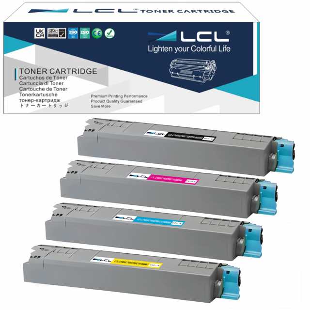 LCL RICOH用 リコー用 C740H C740 C750 C751 600584 600585 600586 600587 再生トナーカートリッジ (4色セット ブラック シアン マゼンタ