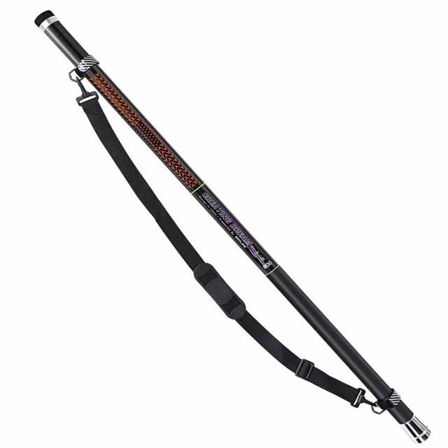 8m(仕舞寸法1.12m) サンライク（SANLIKE） タモの柄 玉の柄 たもの柄 たものえ 玉ノ柄 ランディングポール 競技 カーボンポール 伸縮式 9段階 コンパクト スペシャル魚尾図設計 全魚種対応 渓流 ショルダーベルト付き 携帯便利 6m/7m/8m/9m (8メートル)