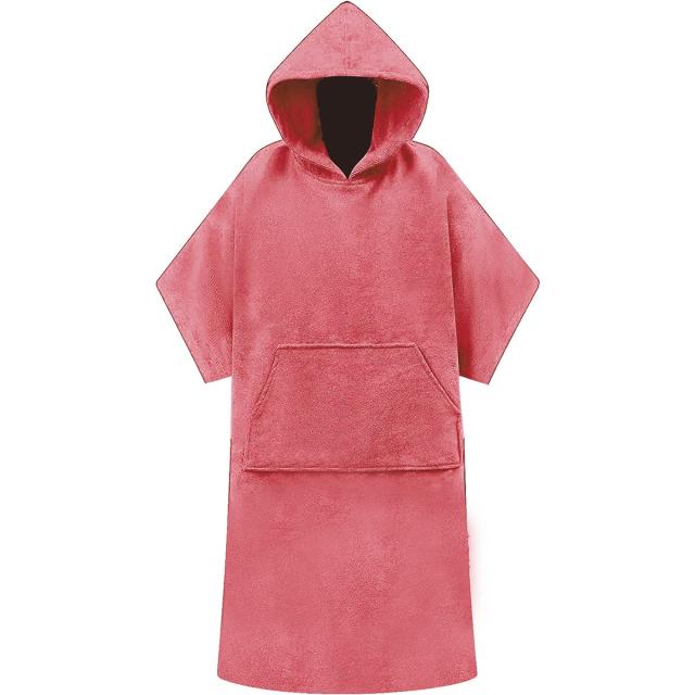 ピンク MORGEN SKY お着替えポンチョ サーフポンチョ サーフィンポンチョ サウナポンチョ タオル 水泳タオル バスローブ サウナ お着替え 速乾吸水 防寒 厚手 半袖 ダイビング スイム お風呂上りに YUYI02 (ピンク)の通販は 5,592円