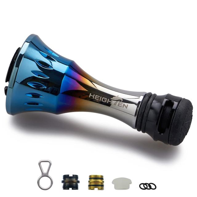 ブラック HEIGHTEN 38mm リール スタンド シマノ(SHIMANO) ダイワ(DAIWA) スピニングリール 通用 4.8g フックキーパー ラインストッパー (ブラック) (467)の通販は 5,290円