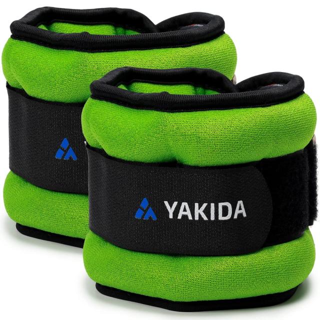 グリーン 3.0kg*2個セット YAKIDA【最新アップグレード版】アンクルウェイト おもり 筋トレ 足首 重り ウォーキング 在宅筋トレ ジョギング 男女兼用 3.0kgX2 グリーン