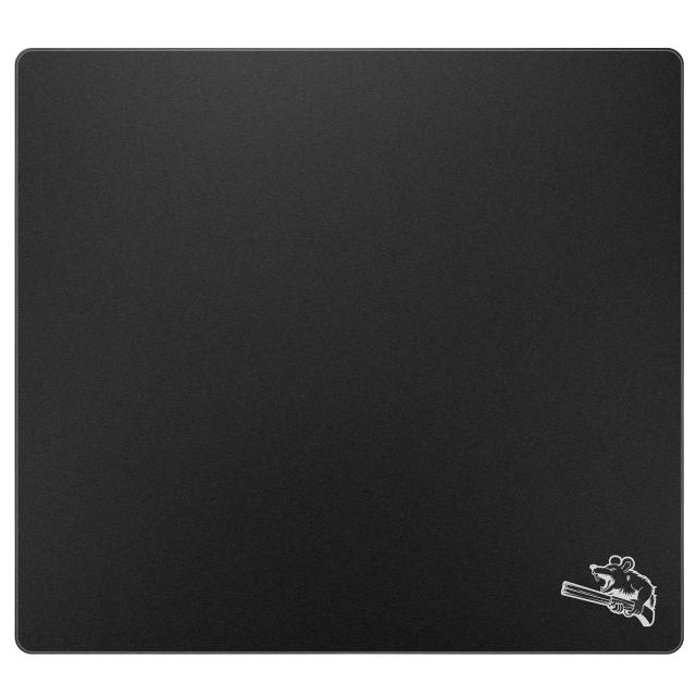 320mm×360mm_ブラック SIROOLAC グラスゲーミングマウスパッド 320mm×360mm FPSゲーム 特殊強化ガラス 耐久性に優れ 厚さ3mm 正確かつ迅速に対戦相手を狙い撃つことができます(320mm×360mm， ブラック)
