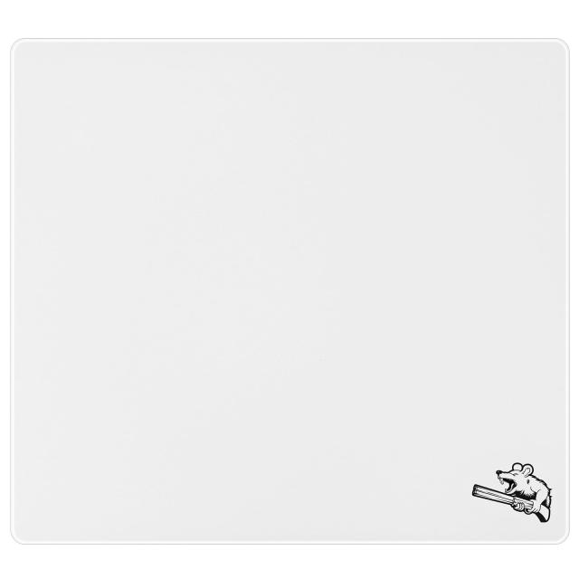 320mm×360mm_ホワイト SIROOLAC グラスゲーミングマウスパッド 320mm×360mm FPSゲーム 特殊強化ガラス 耐久性に優れ 厚さ3mm 正確かつ迅速に対戦相手を狙い撃つことができます(320mm×360mm， 白)