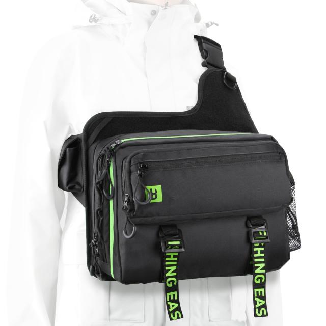 Booms Fishing IB1 フィッシングバッグ ワンショルダーバッグ 多機能 大容量 釣りバッグ サイズ：31cm x 23cm x 15cm