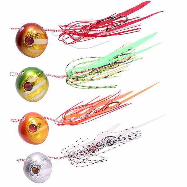4本セット タコベイト 鯛ラバ 真鯛 船釣り 根魚 釣り 遊動式 ルアー フィッシング タコエギ ソフトルアーの通販は