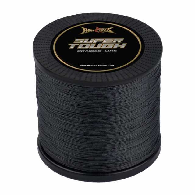 「1000yds」1.2号「20lb」_ブラック ヘラクレス(HERCULES) PEライン 釣り糸 4本編み ブラック 20lb 1000yds 914mの通販は