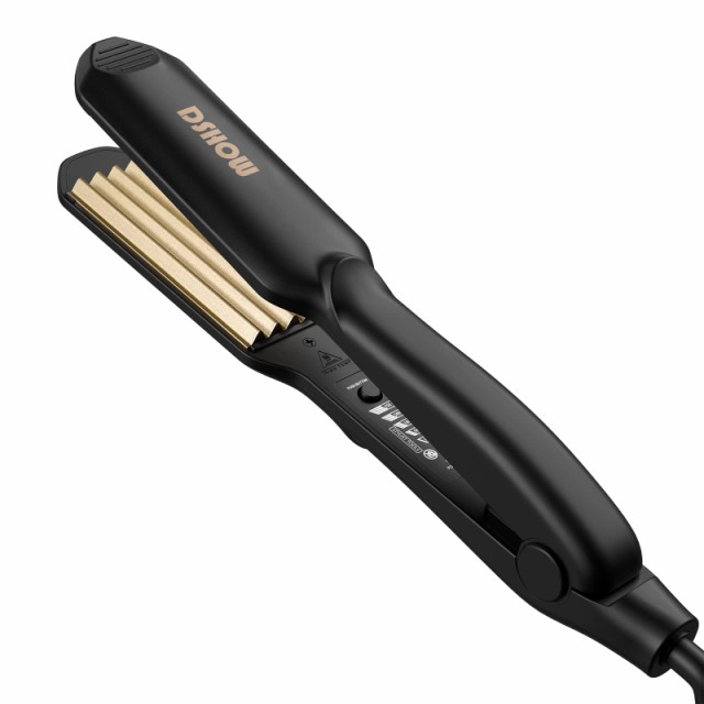 Medium ヘアアイロン DSHOW ウエーブアイロン ワッフルアイロン ヘアウェーバー チタンセラミックプレート付き スタイリングツール 女性 女の子 PSE認証に合格しました (Medium)の通販は