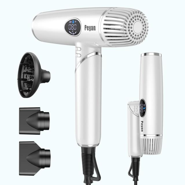 【新品】SLOPEHILL 2000W ヘアドライヤー　速乾 コンパクト 超軽量 White Slopehill 折り畳み式 ドライヤー 大風量 速乾 2000W