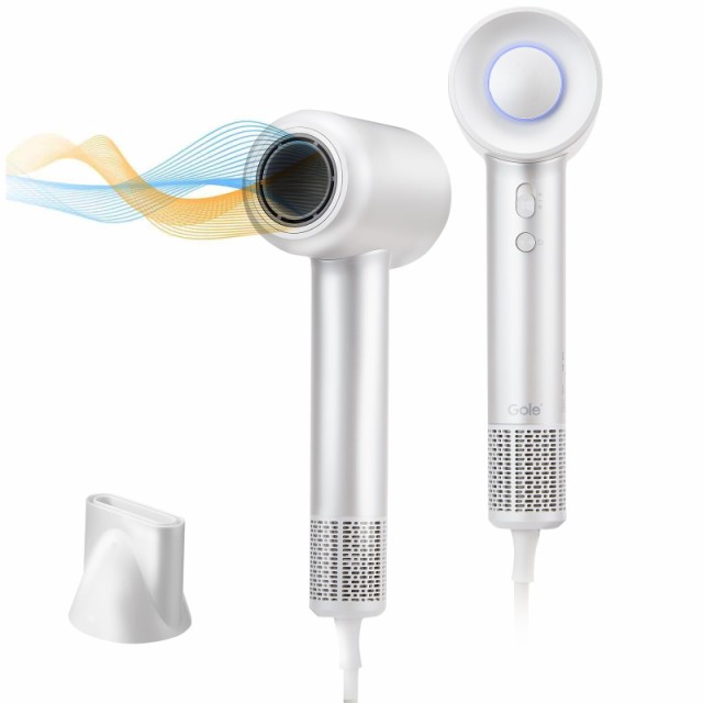 Gole ドライヤー 速乾 大風量ヘアドライヤー 1500W 人気ランキング 速乾 過熱保護 2億マイナスイオン 3種類の温度調節 冷熱風 大風量 低騒音 ヘアケア 56℃恒温 ドライアー ノズル付き 家庭用 ヘアサロン 超軽量 旅行用 持ち運び便利 PSE認証済み