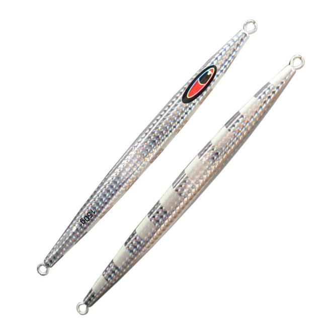 500g_銀 Tolure ジグルアー 4色 500g 急速に沈下 レーザ紙コーティング 夜光 船釣り トローリングルアー マグロ カツオ 真鯛 タラ サワラ 海釣りジギング 1個/パック(銀)の通販は 5,090円