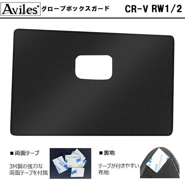 [傷防止] ホンダ CR-V RW1/RW2 キックガード マット (ドアトリム)(グローブボックス)(フットサイド)ドアトリムガード 傷防止カバー カーボン柄 [在庫品は当日発送可]_2