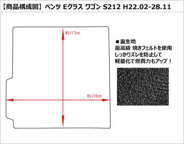 ベンツ Eクラス ワゴンW212 ラゲッジマット フロアマット トランクマット[在庫品は当日発送可]_1
