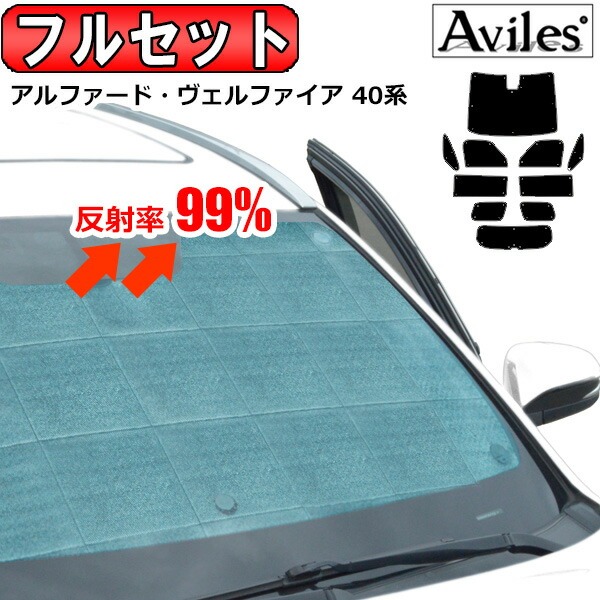 トヨタ 新型 アルファード ヴェルファイア 40系 R05.06〜 サンシェード[カーテン 車中泊 日除け 防寒 目隠し]