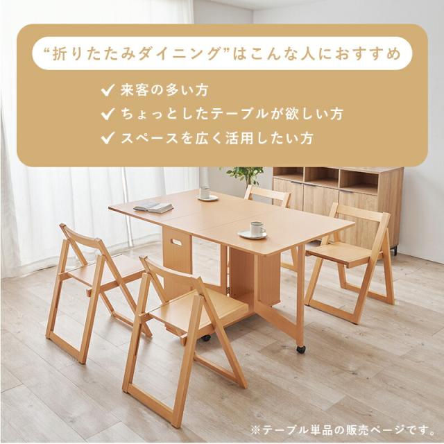 ダイニングテーブル バタフライテーブル 4人掛け 2人掛け 折り畳み 天 