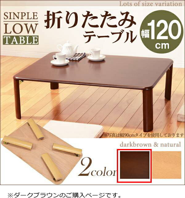 折りたたみテーブル 約幅105cm アカシア 木製脚付き センターテーブル リーサ10540 組立品 リビング ダイニング インテリア家具〔代引不可〕 折りたたみテーブル 約幅105cm アカシア 木製脚付き センターテーブル