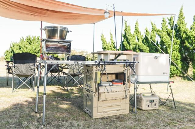 メタルクーラースチールボックスL 60×40×41.5cm 51L 大型 クーラーボックス 断熱性 保冷力 ターンロック キャンプ 車載 車中泊 アウトドア 野外活動 オートキャンプ オシャレ レジャー 父の日 テントファクトリー TF-MBM51