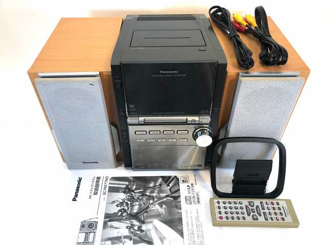 【中古】 シルバー Panasonic SC-PM77MD-S MDステレオシステム (シルバー)