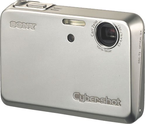 【中古】 SONY Cyber Shot T3 シルバー DSC-T3 S